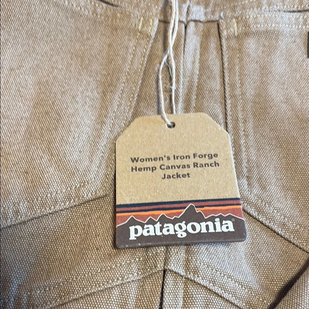 Patagonia Tan Lightweight Women’s Iron Forge Hemp Canvas Ranch Jacket - Picture 3 of 9